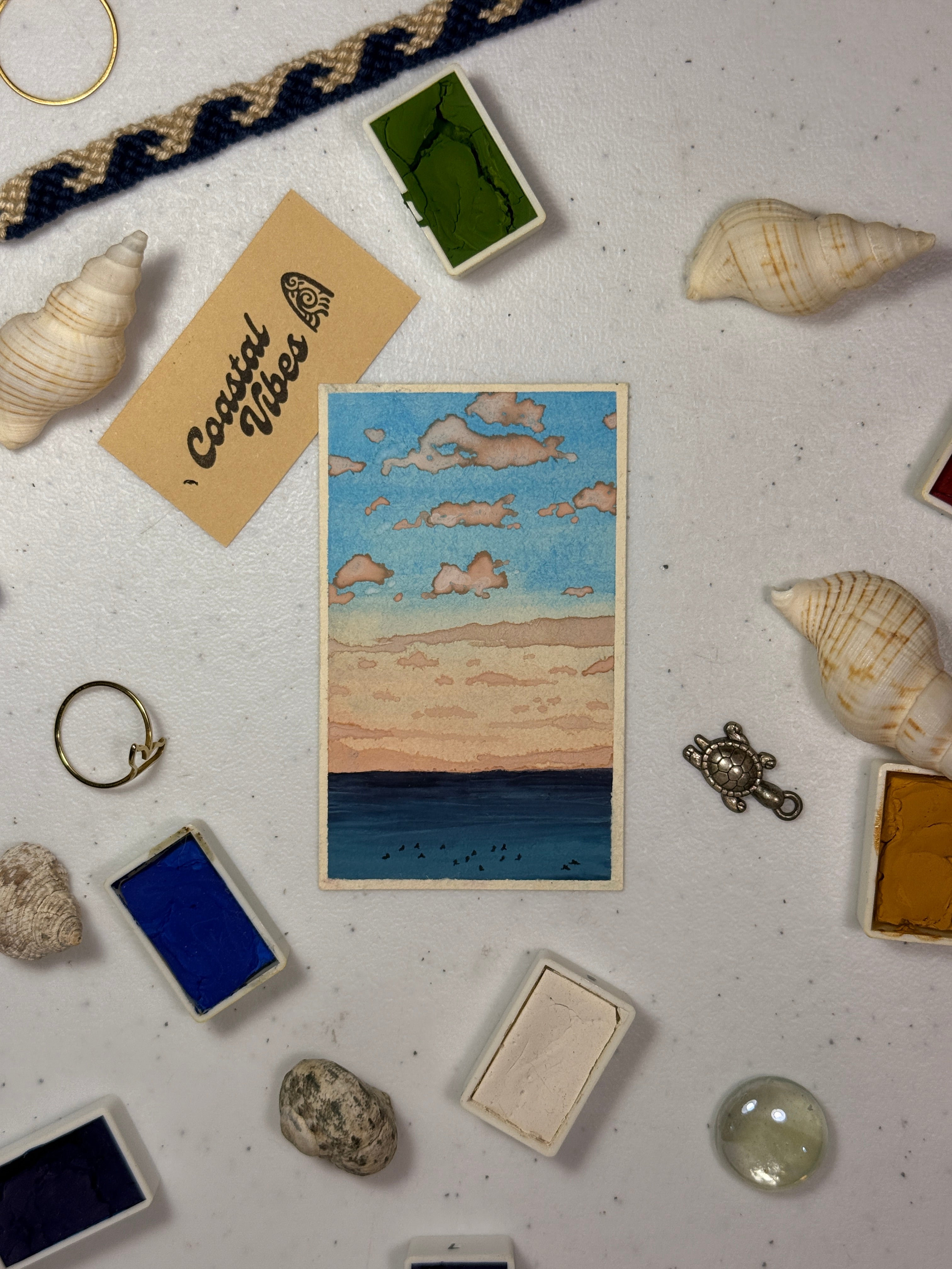 Mini Watercolor Art Cards - WC-021