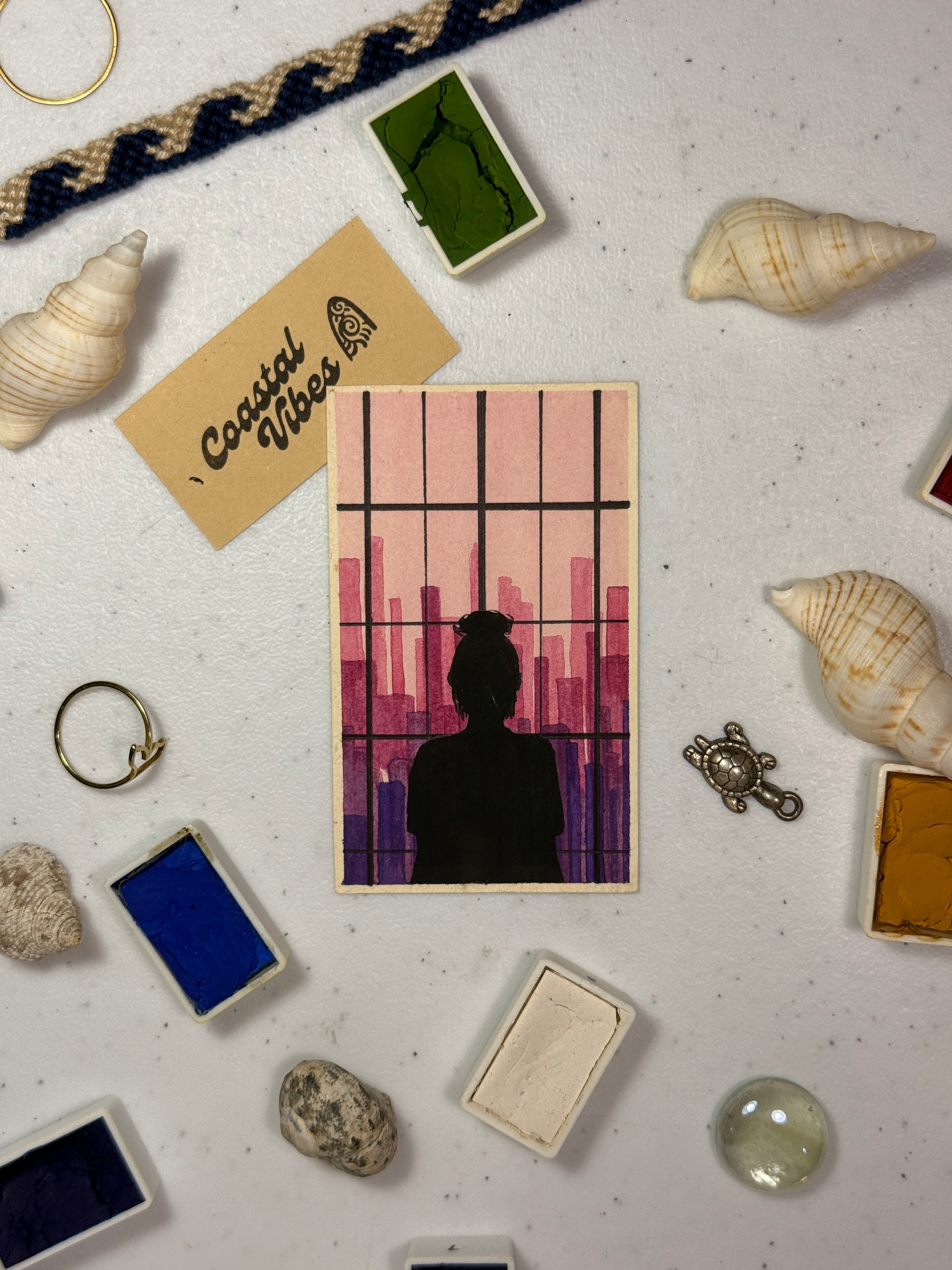 Mini Watercolor Art Cards - WC-020