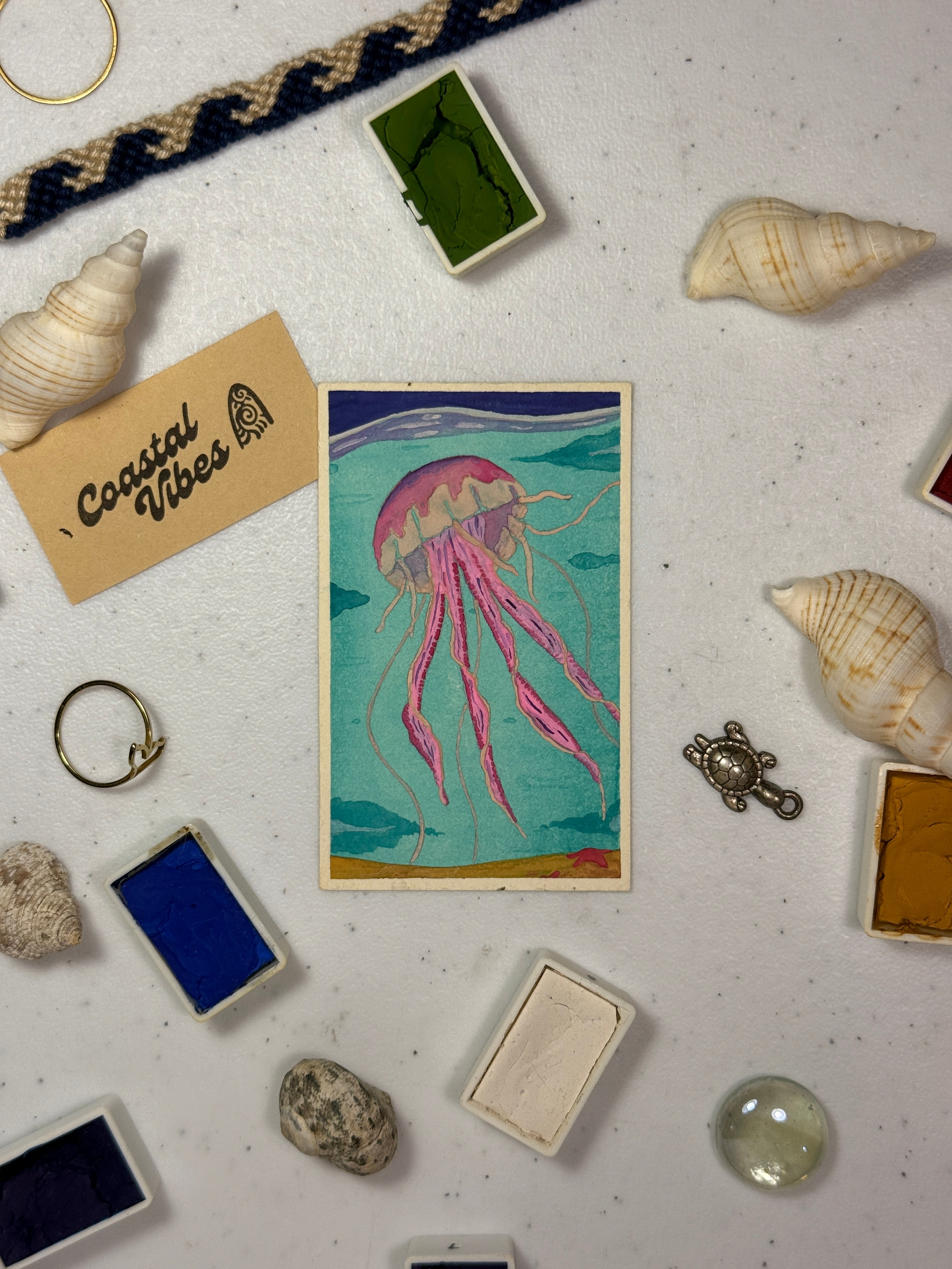 Mini Watercolor Art Cards - WC-018