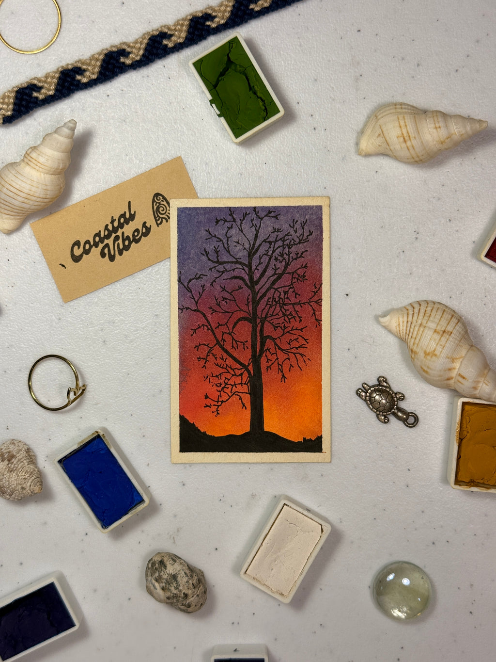 Mini Watercolor Art Cards - WC-016