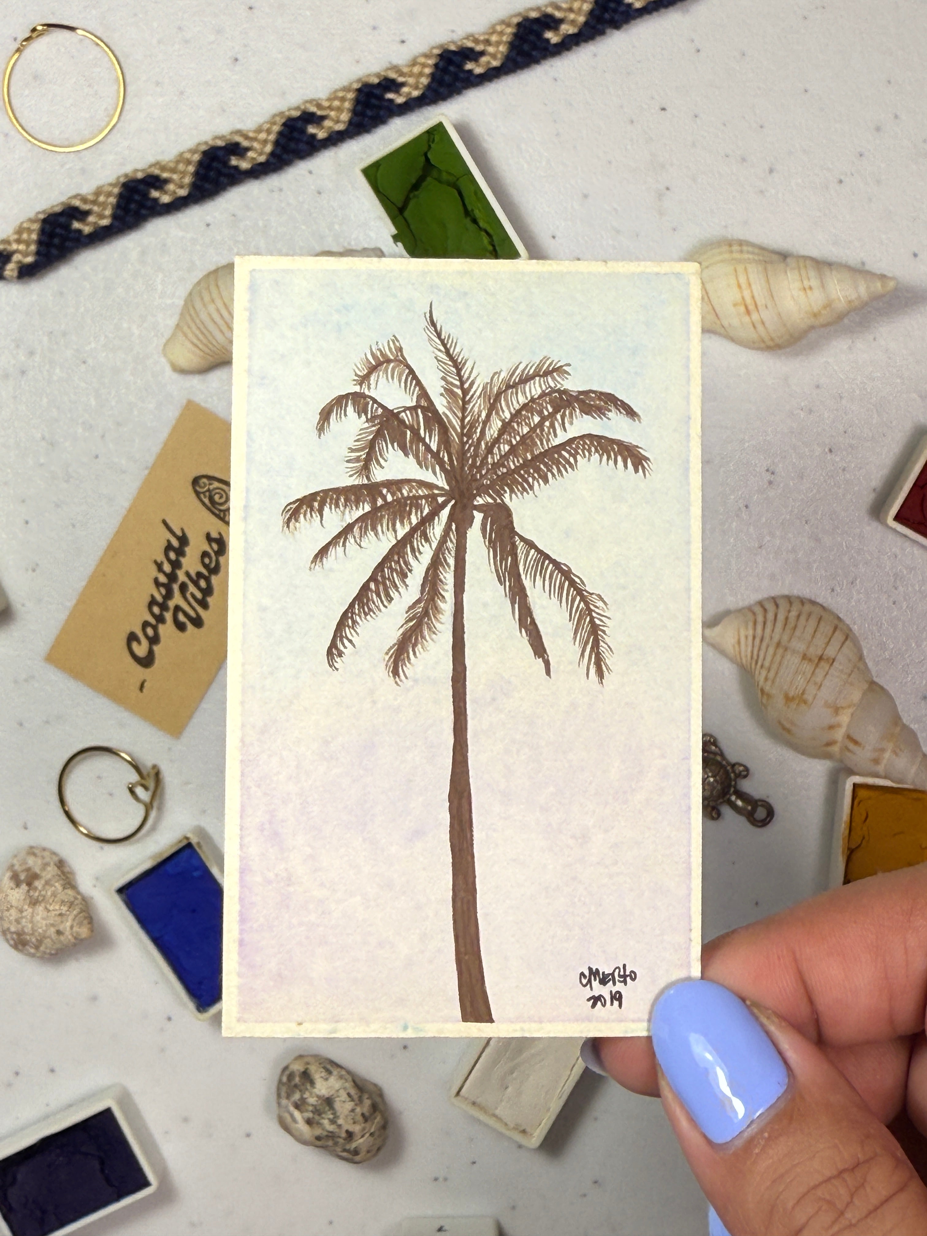 Mini Watercolor Art Cards - WC-014