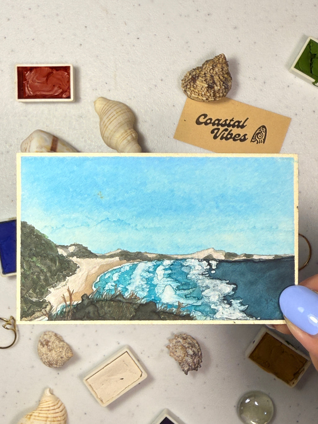 Mini Watercolor Art Cards - WC-012