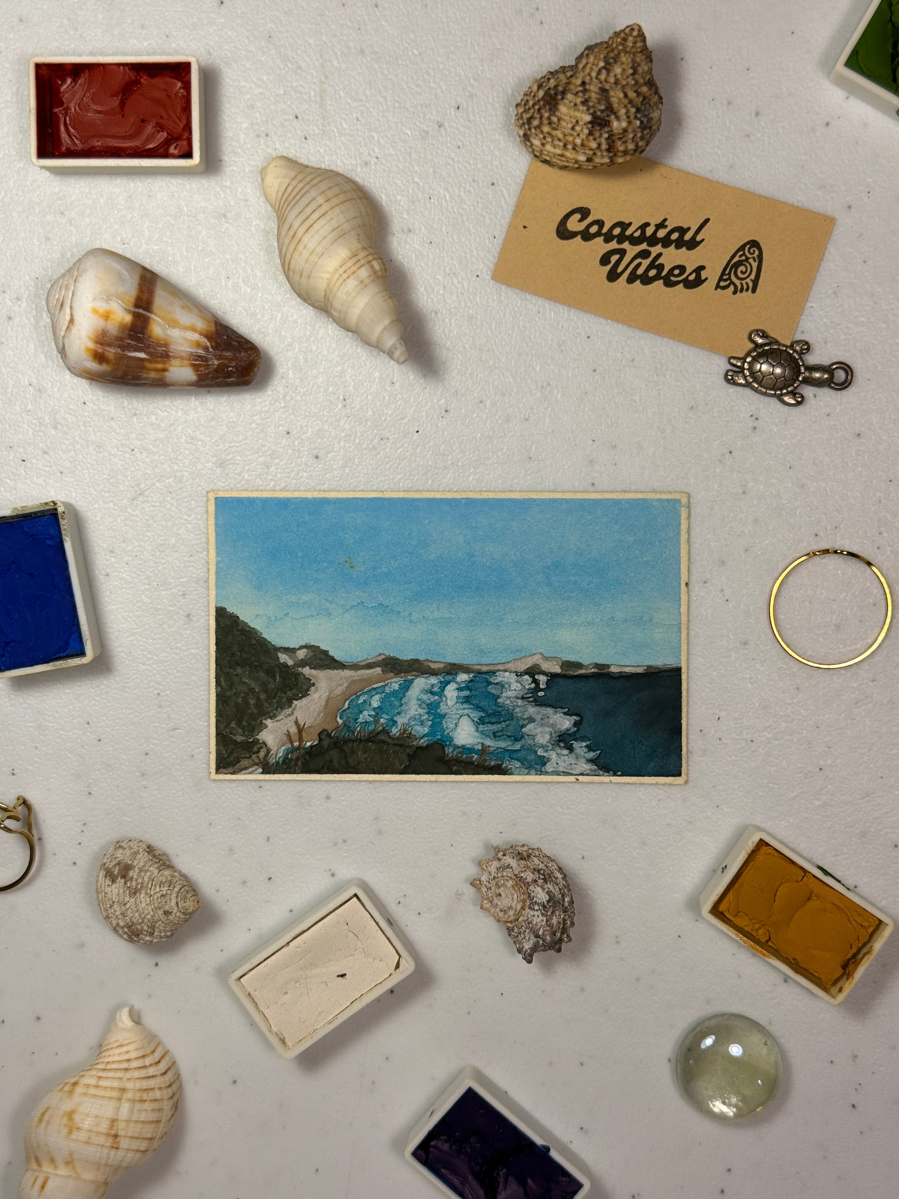 Mini Watercolor Art Cards - WC-012