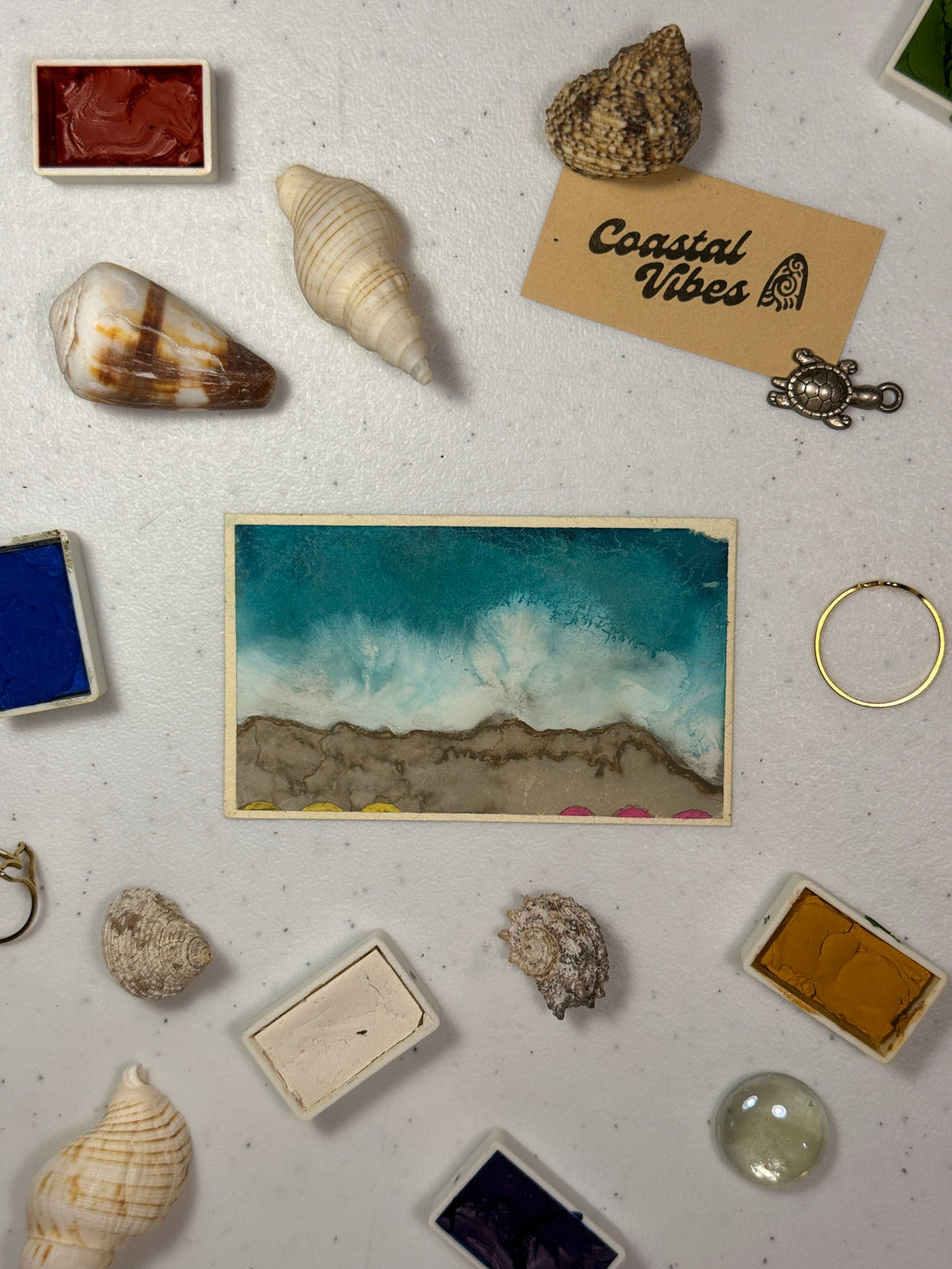 Mini Watercolor Art Cards - WC-004