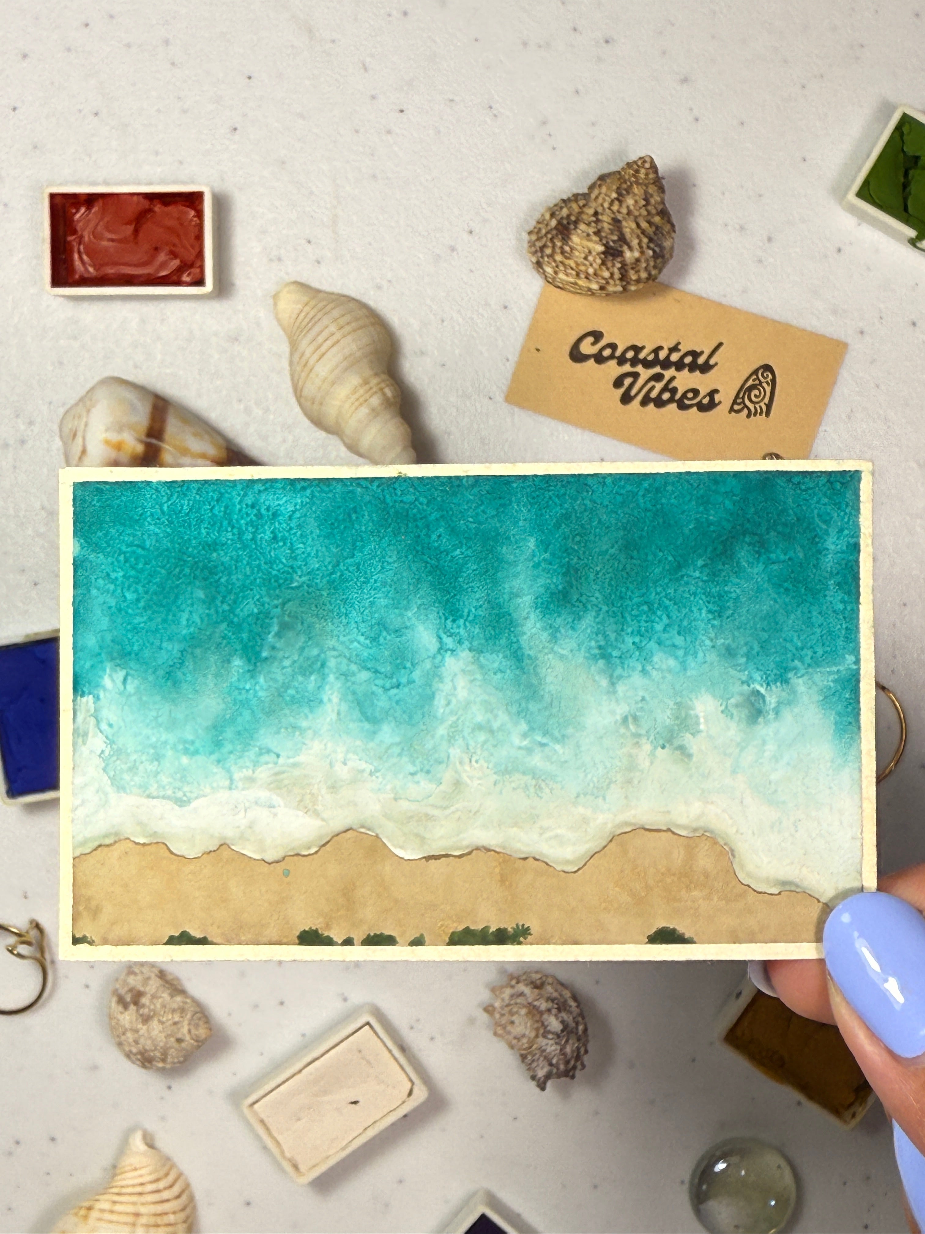 Mini Watercolor Art Cards - WC-005