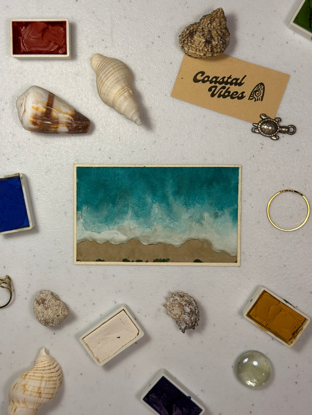 Mini Watercolor Art Cards - WC-005