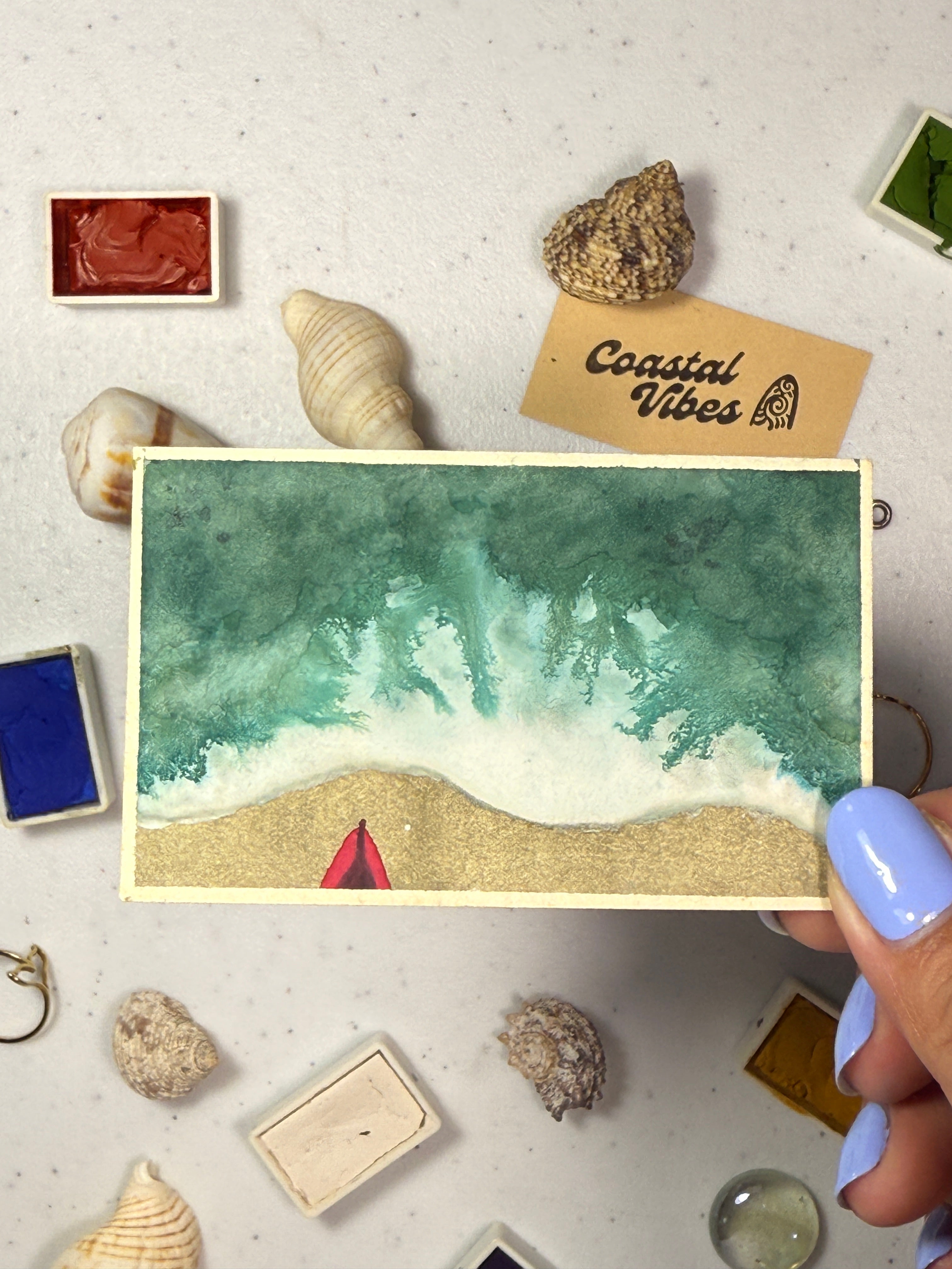 Mini Watercolor Art Cards - WC-006