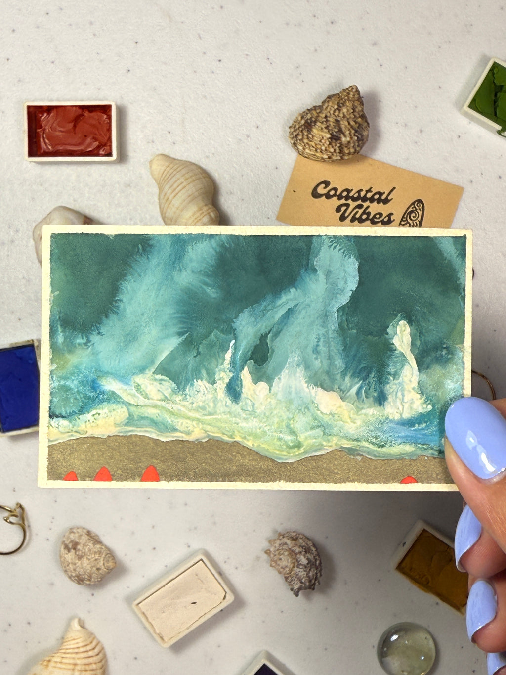 Mini Watercolor Art Cards - WC-003