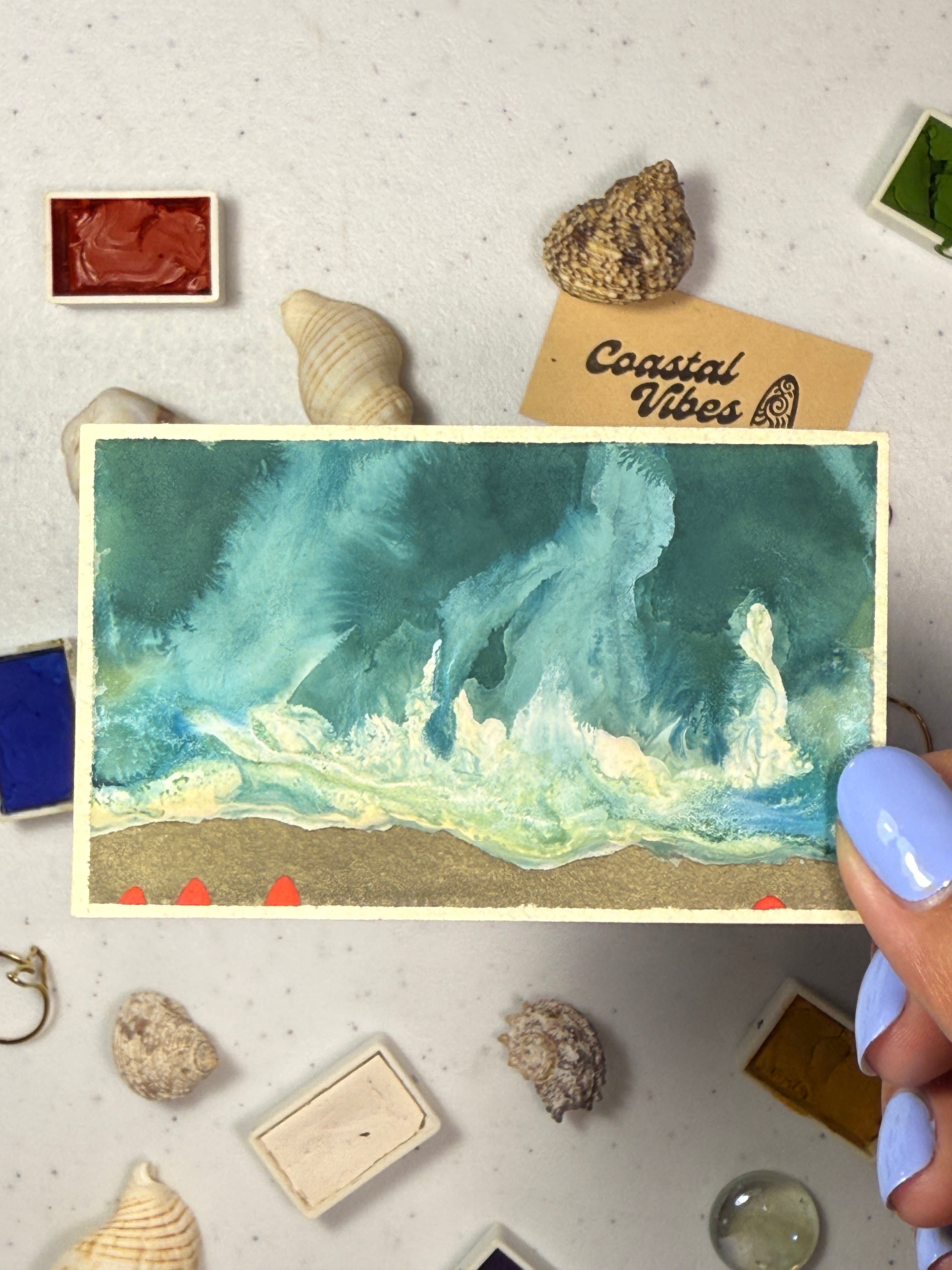 Mini Watercolor Art Cards - WC-003