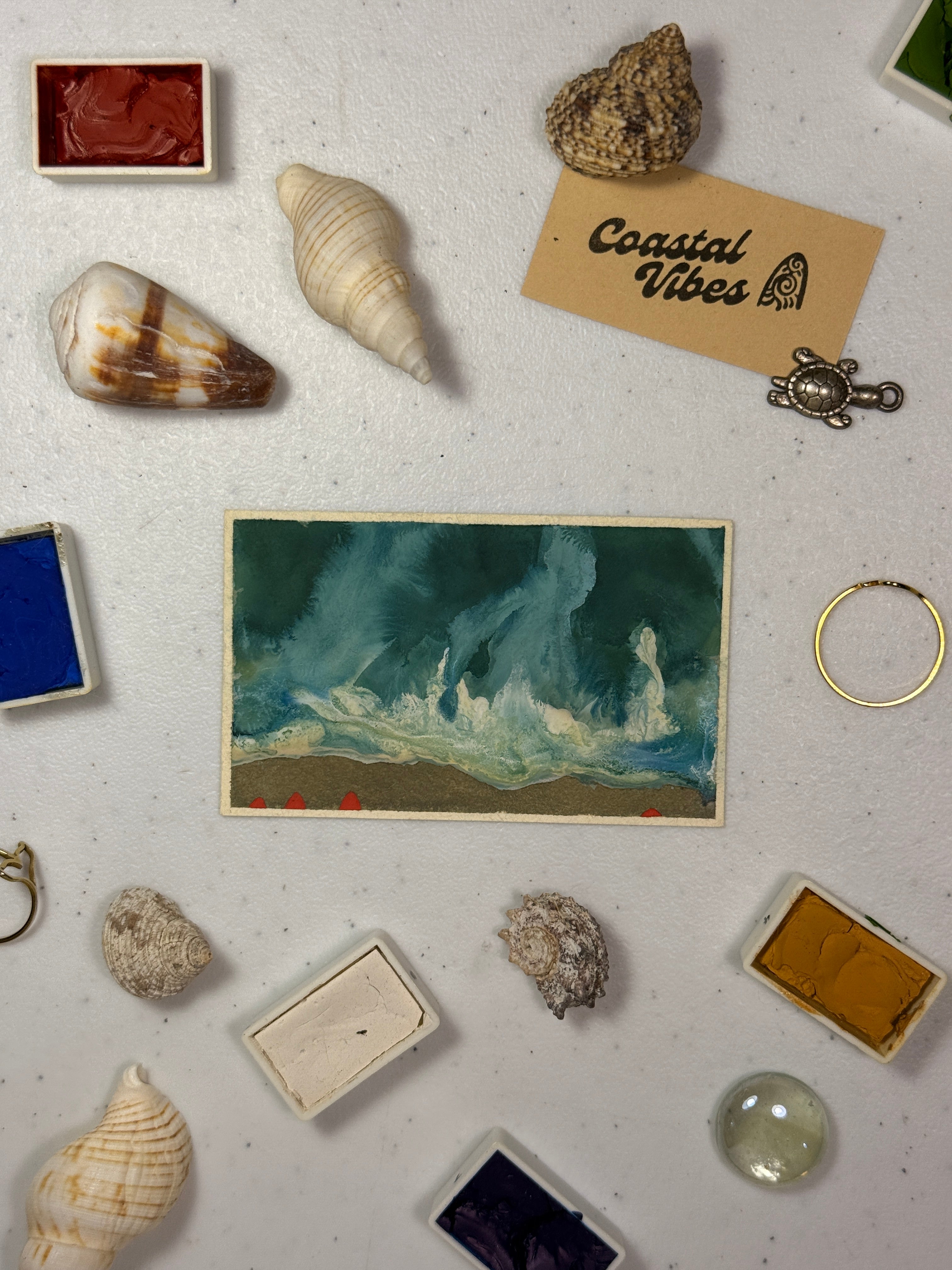 Mini Watercolor Art Cards - WC-003