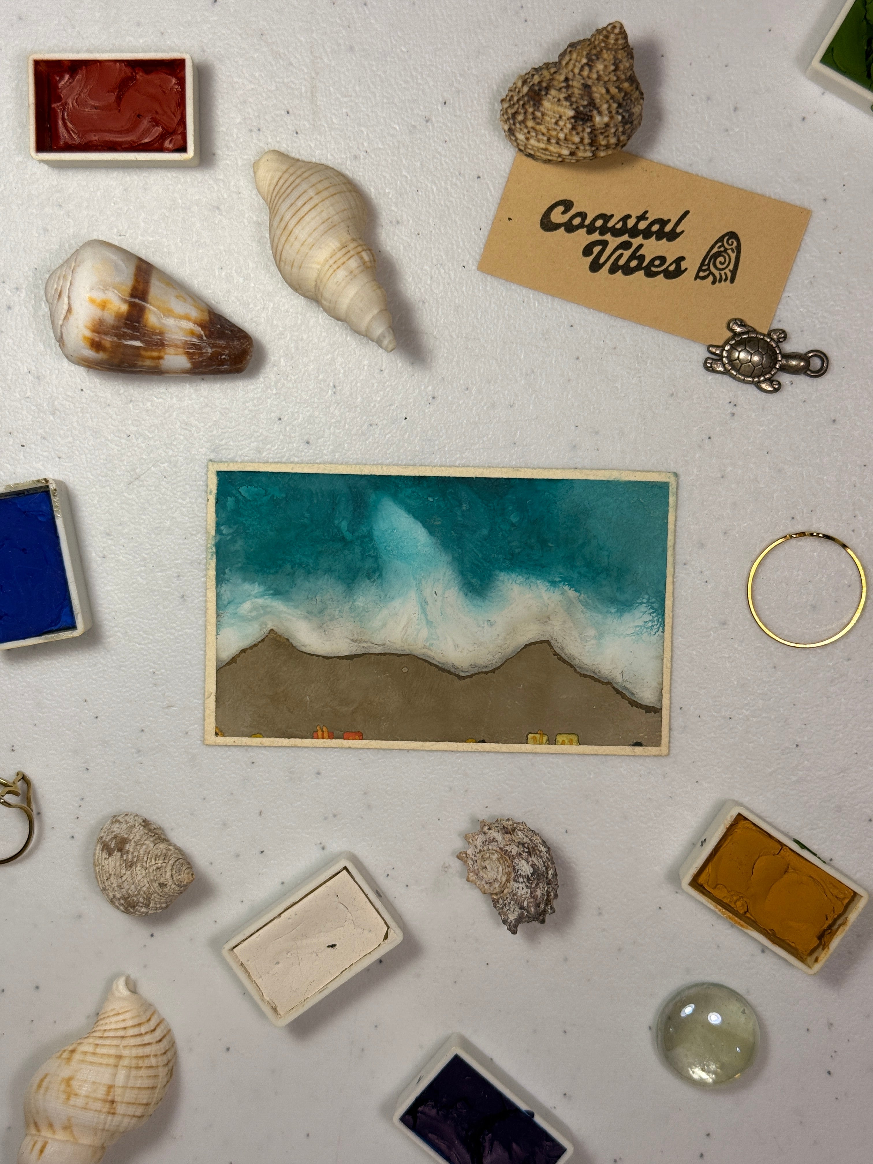 Mini Watercolor Art Cards - WC-002