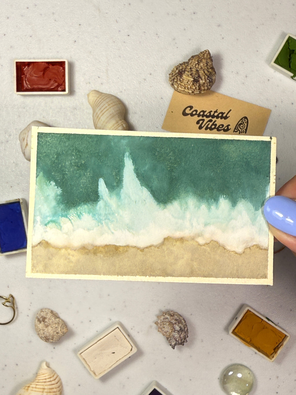 Mini Watercolor Art Cards - WC-001