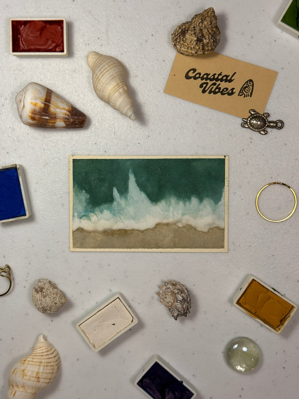 Mini Watercolor Art Cards - WC-001