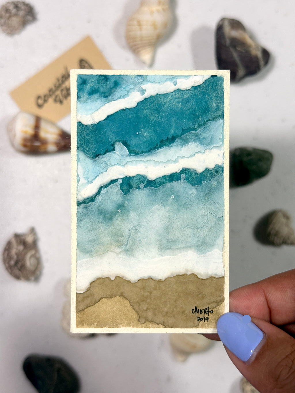 Mini Watercolor Art Cards - WC-030