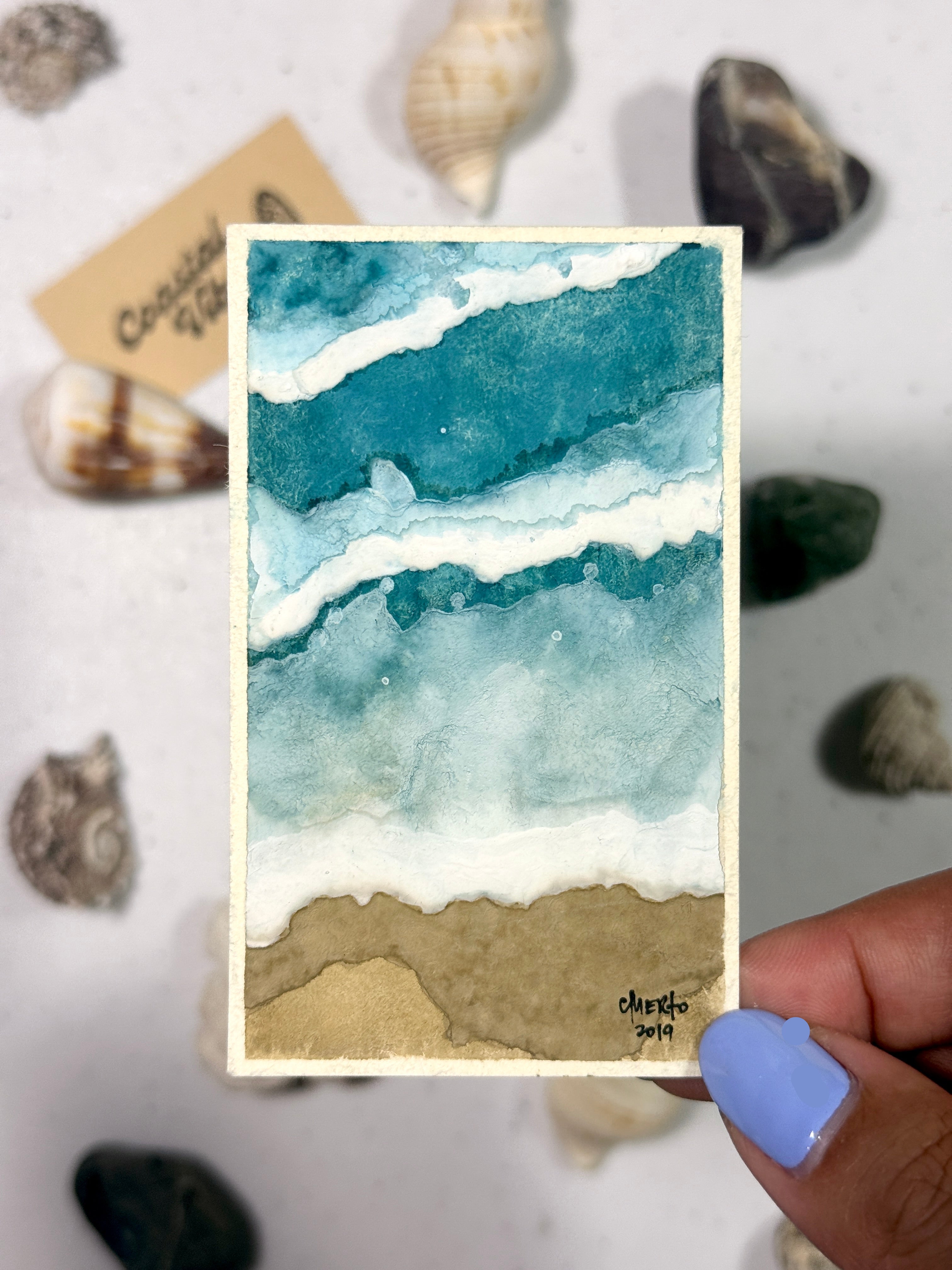 Mini Watercolor Art Cards - WC-030