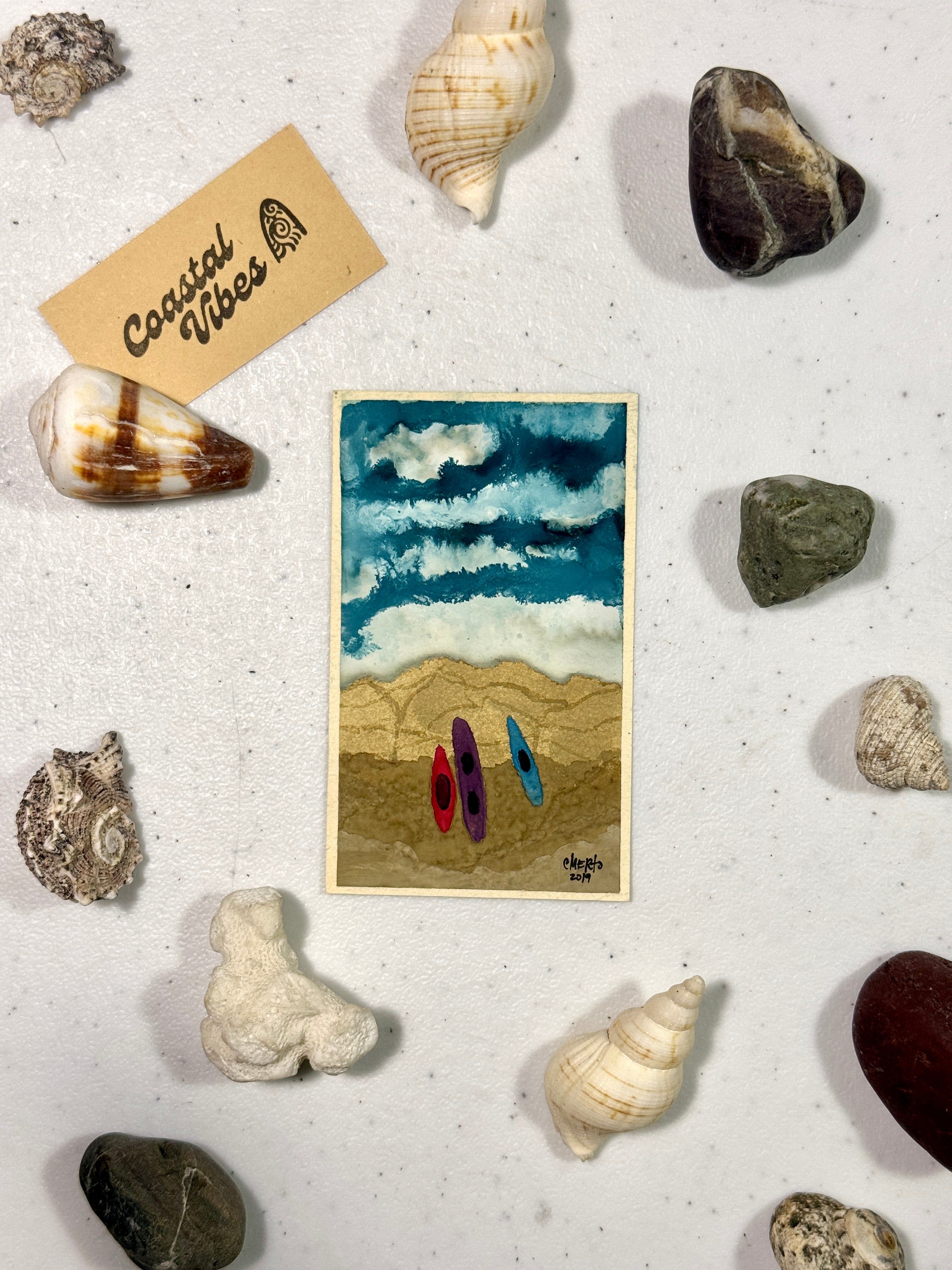 Mini Watercolor Art Cards - WC-028