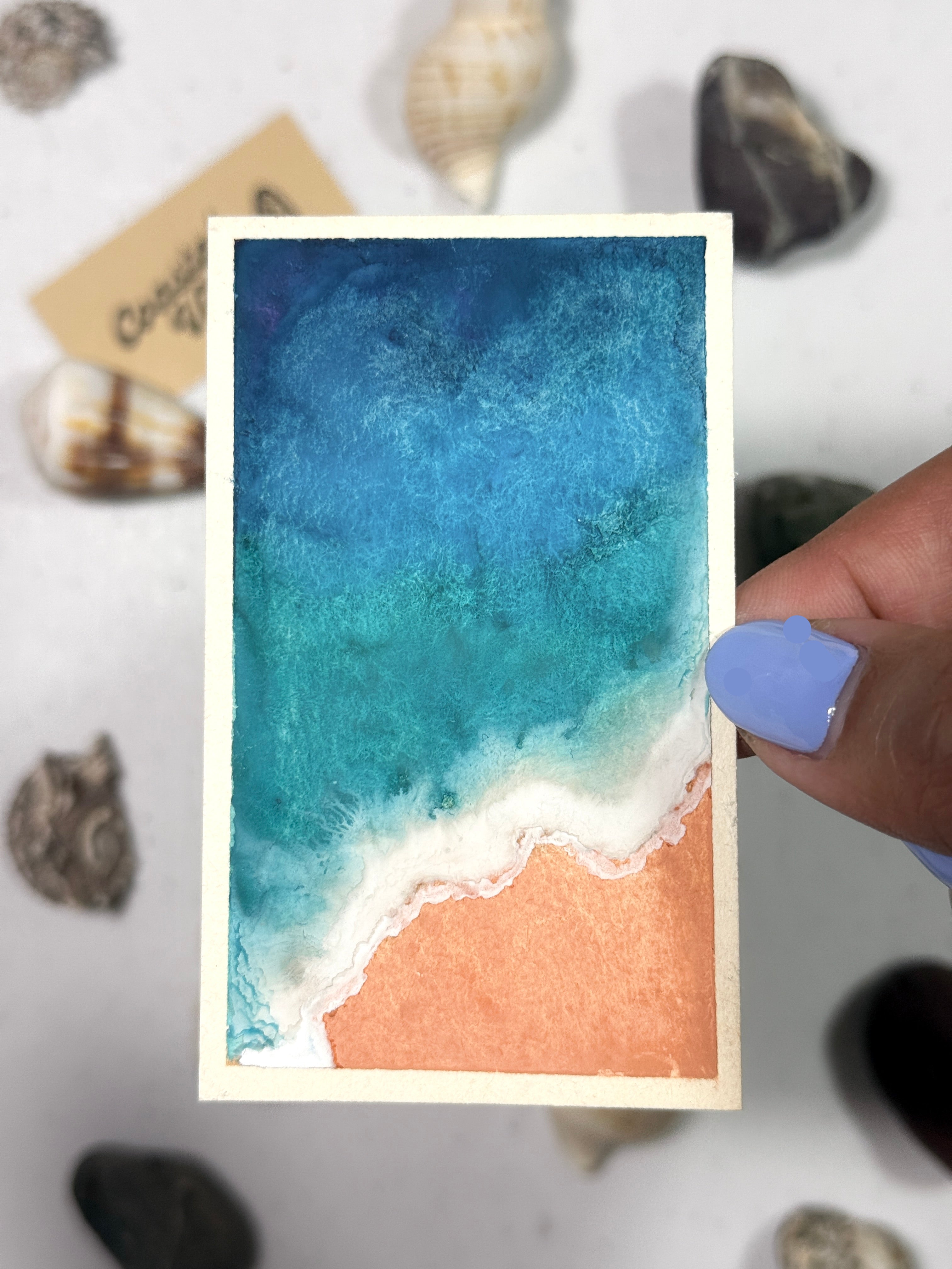 Mini Watercolor Art Cards - WC-026