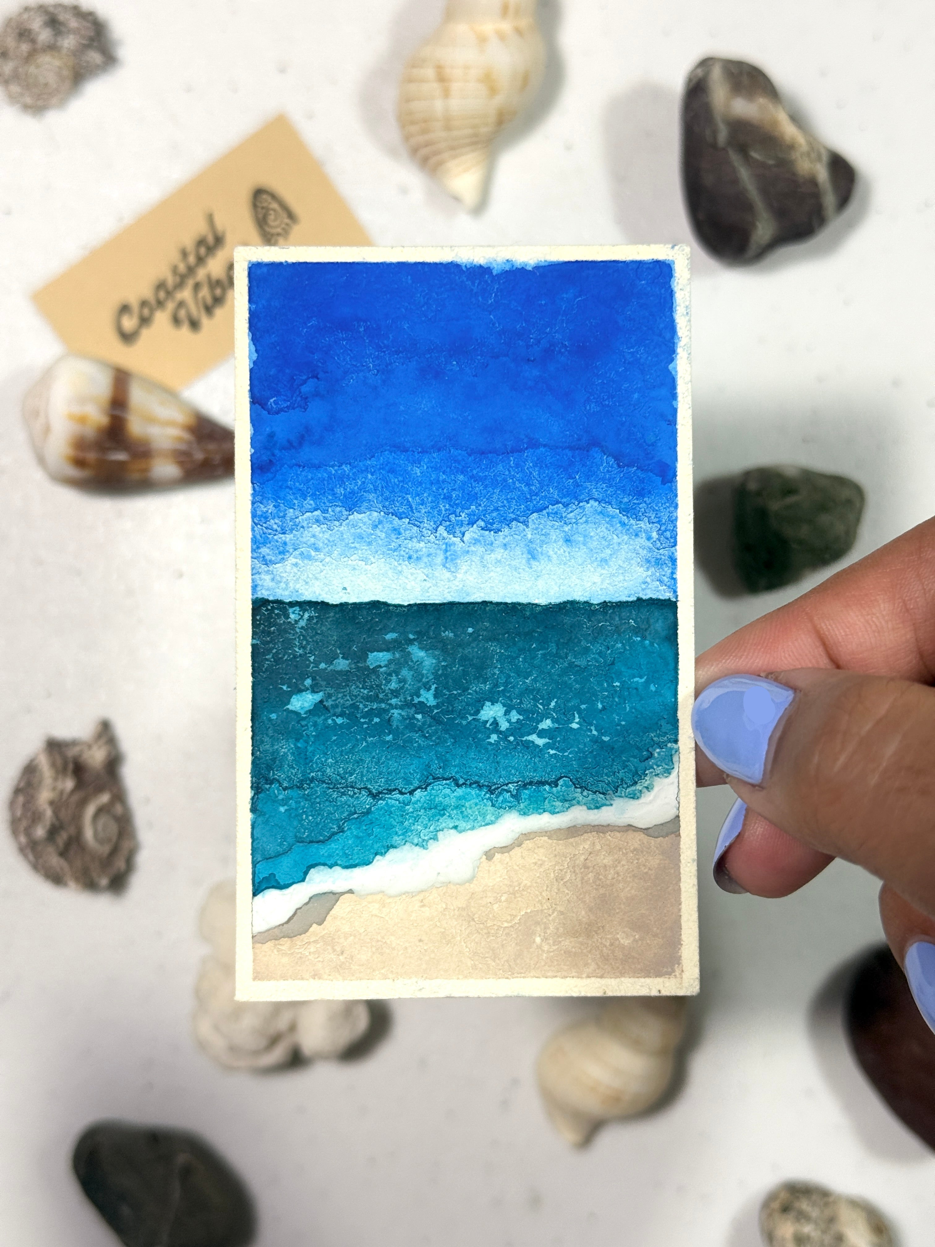 Mini Watercolor Art Cards - WC-033