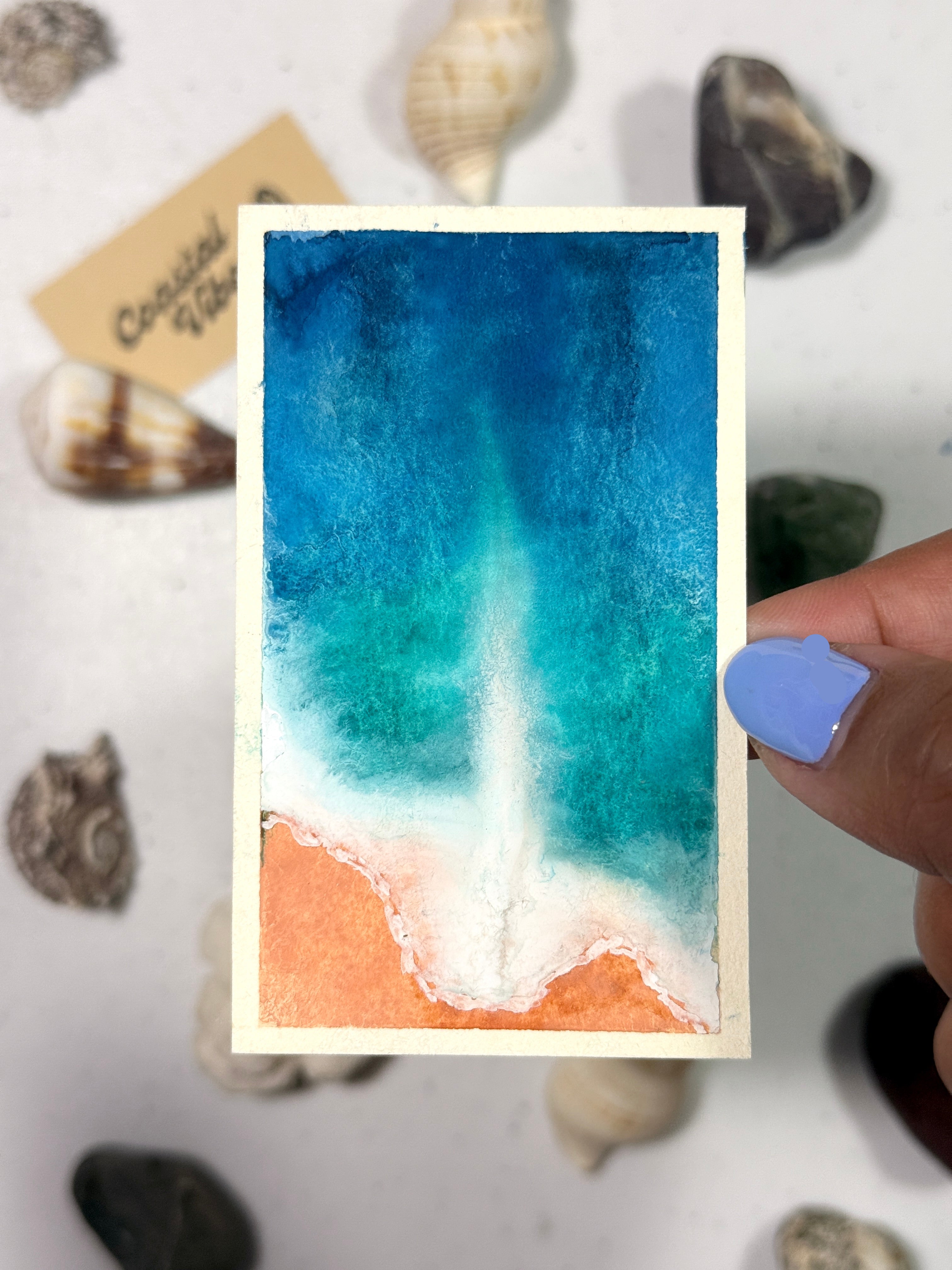 Mini Watercolor Art Cards - WC-035