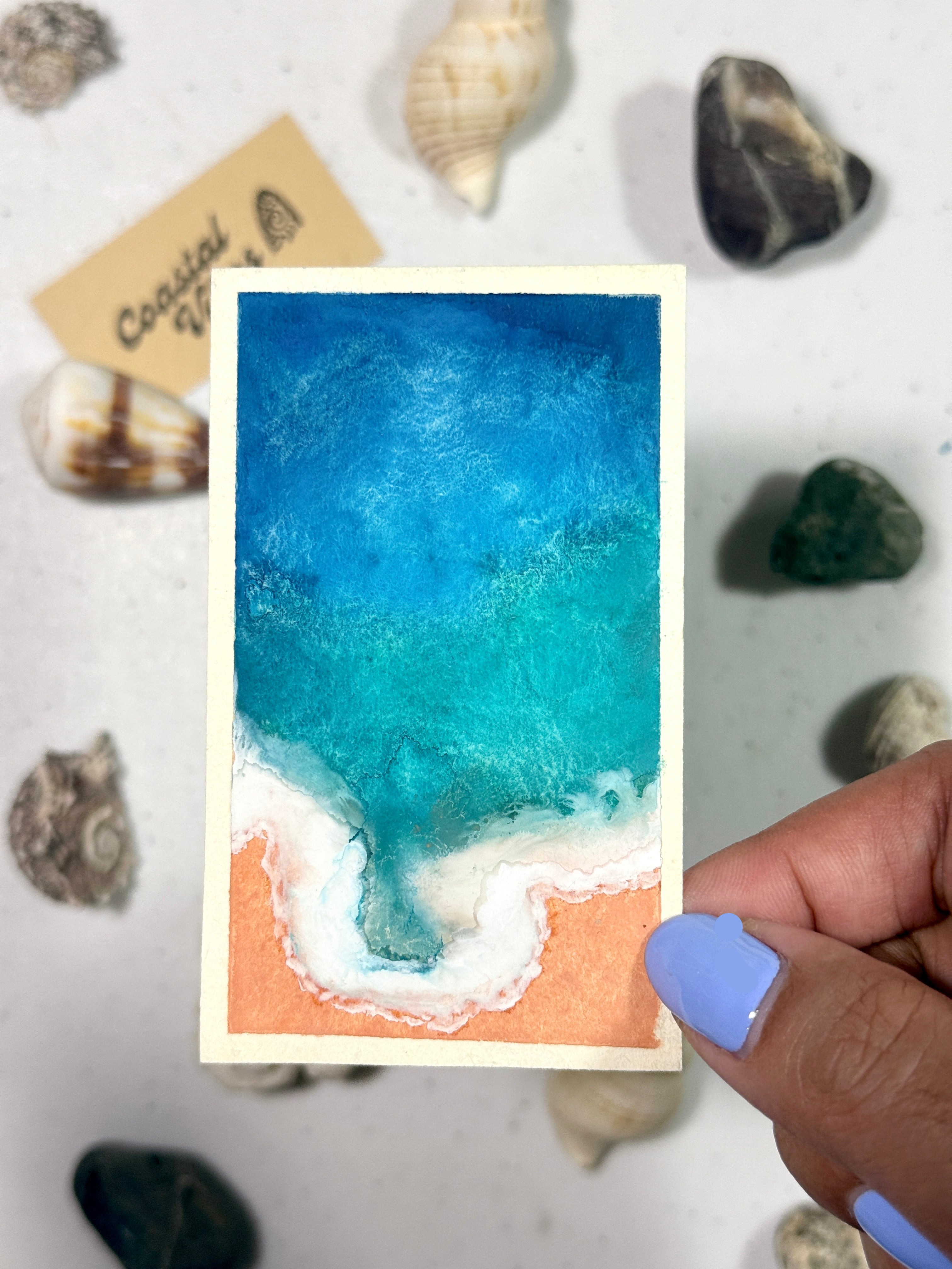 Mini Watercolor Art Cards - WC-036