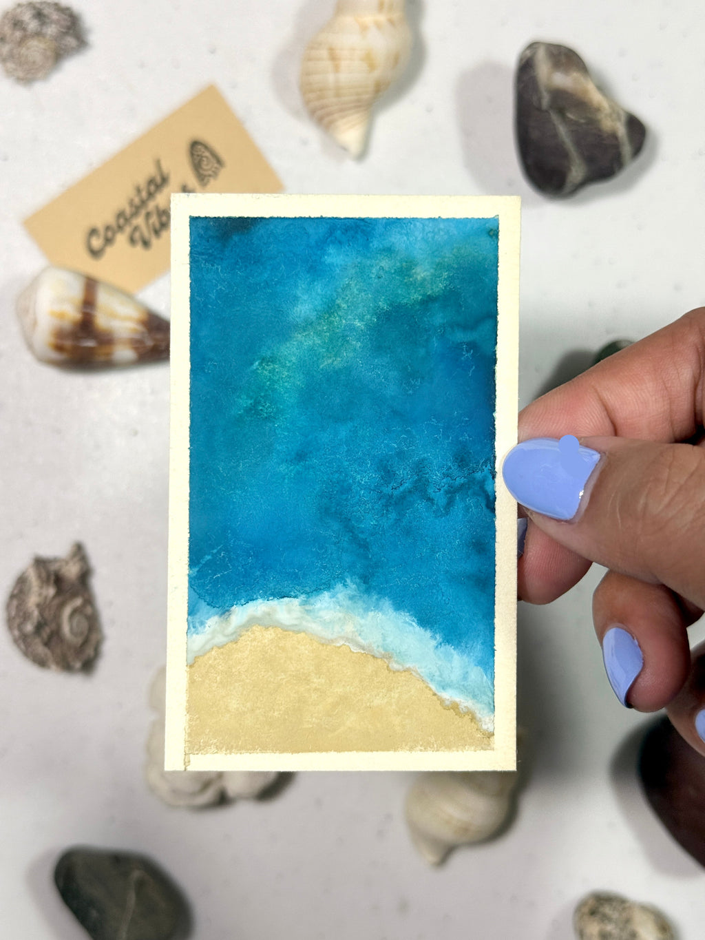 Mini Watercolor Art Cards - WC-034