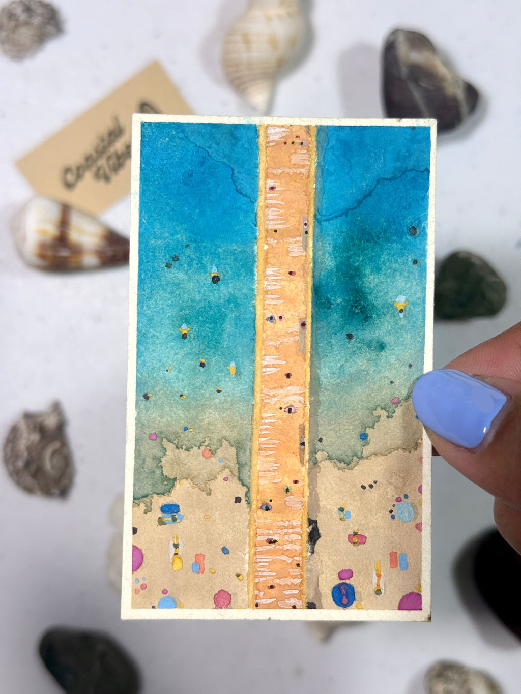 Mini Watercolor Art Cards - WC-039