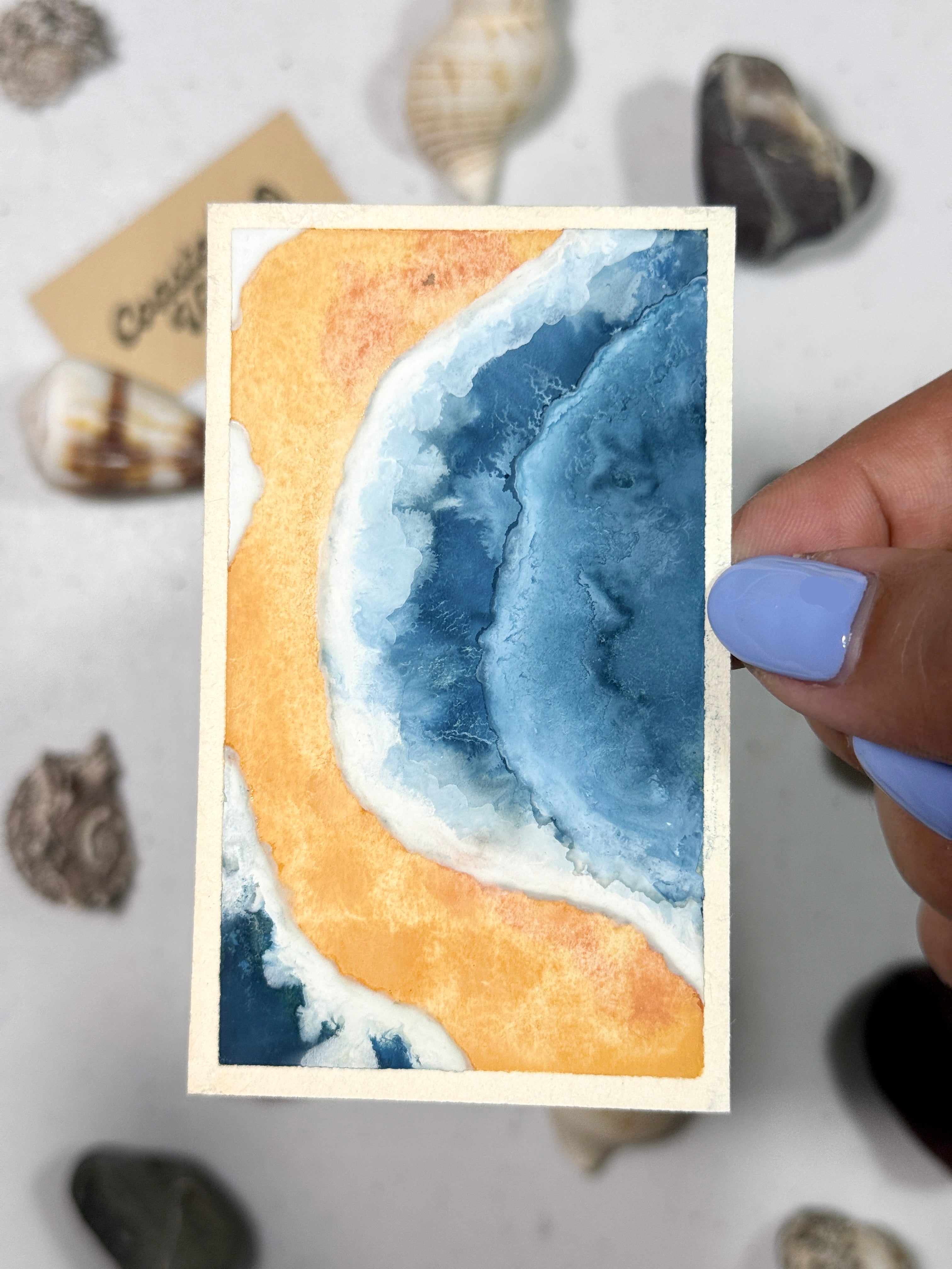 Mini Watercolor Art Cards - WC-042