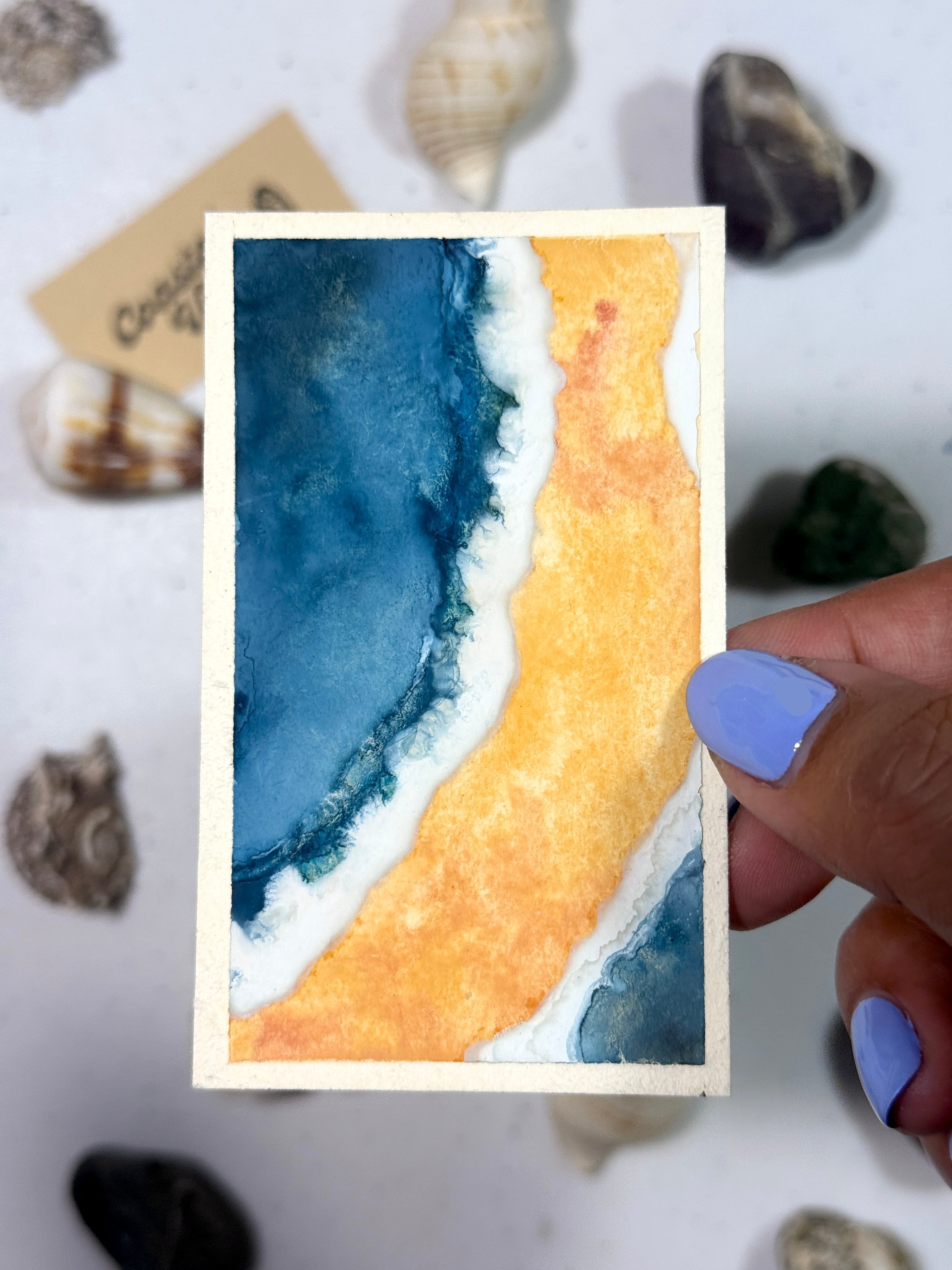 Mini Watercolor Art Cards - WC-038