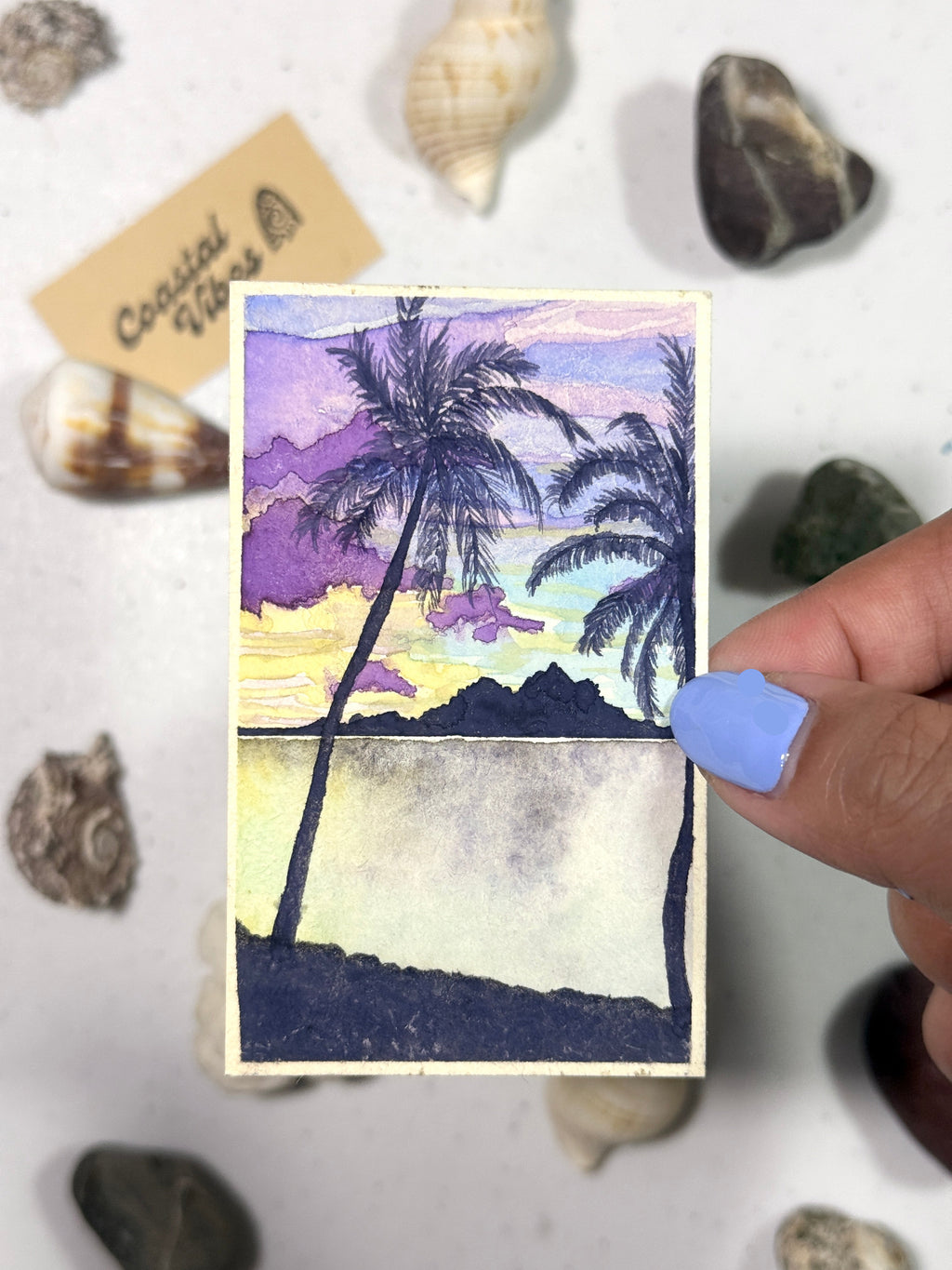 Mini Watercolor Art Cards - WC-037