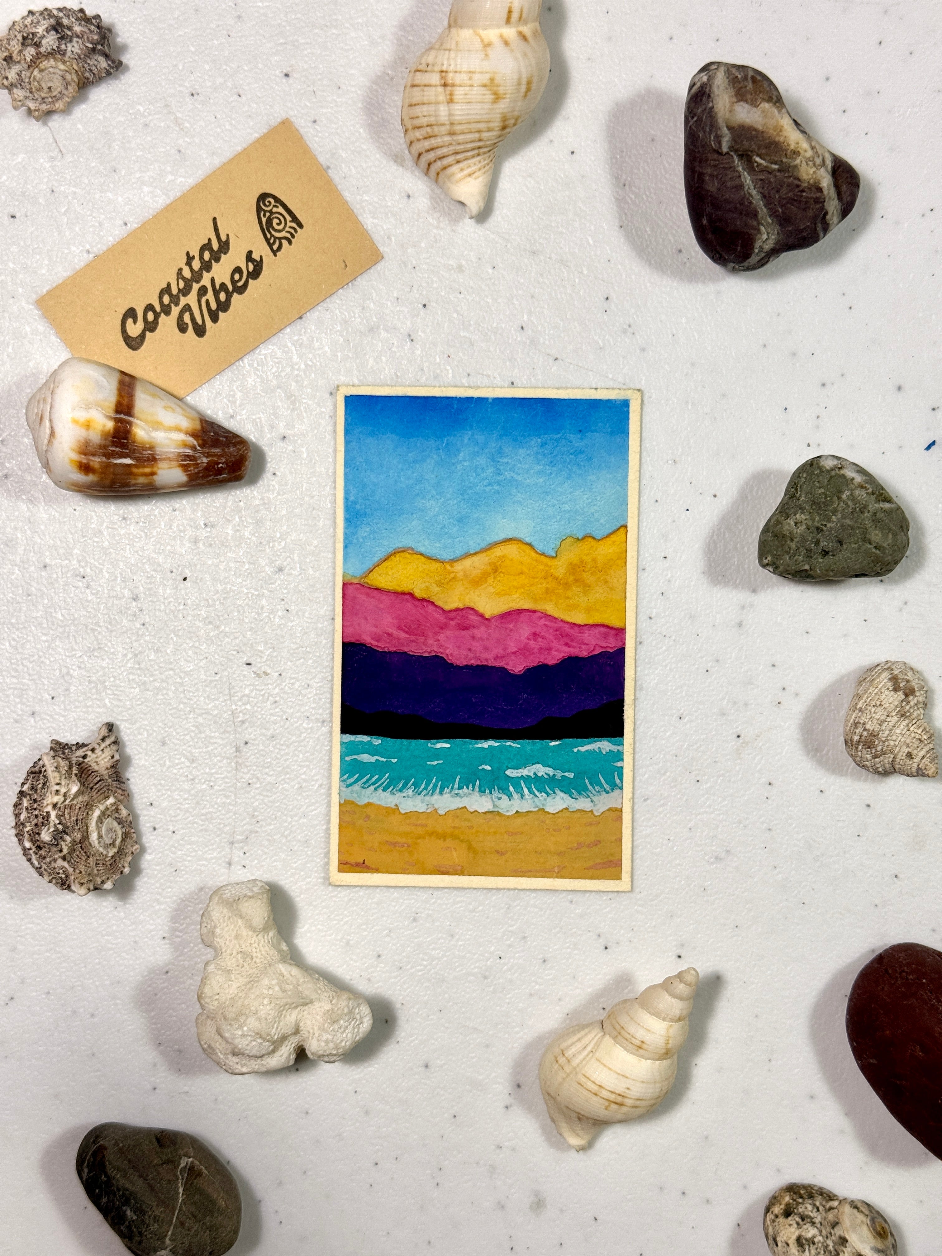 Mini Watercolor Art Cards - WC-040