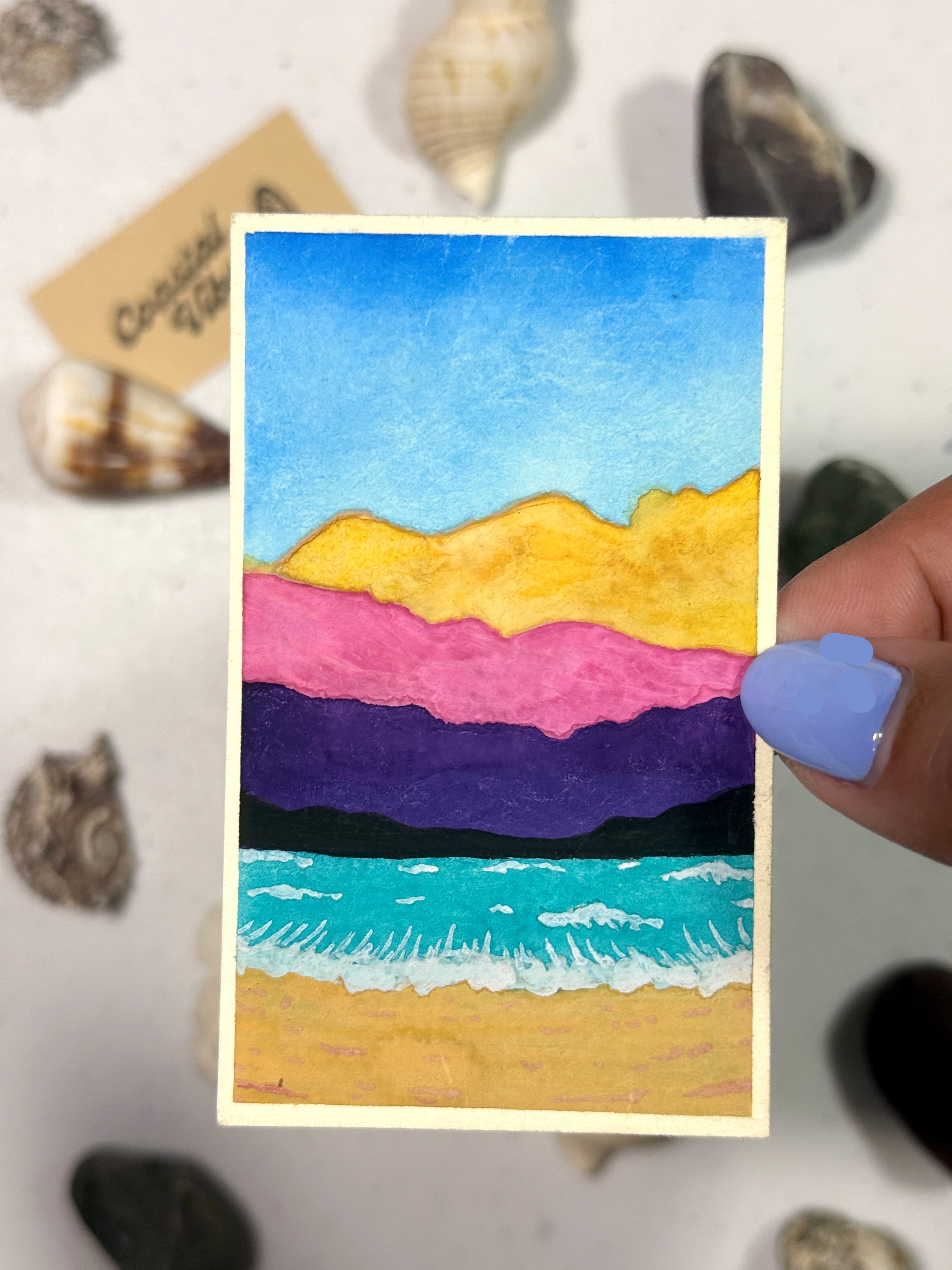 Mini Watercolor Art Cards - WC-040