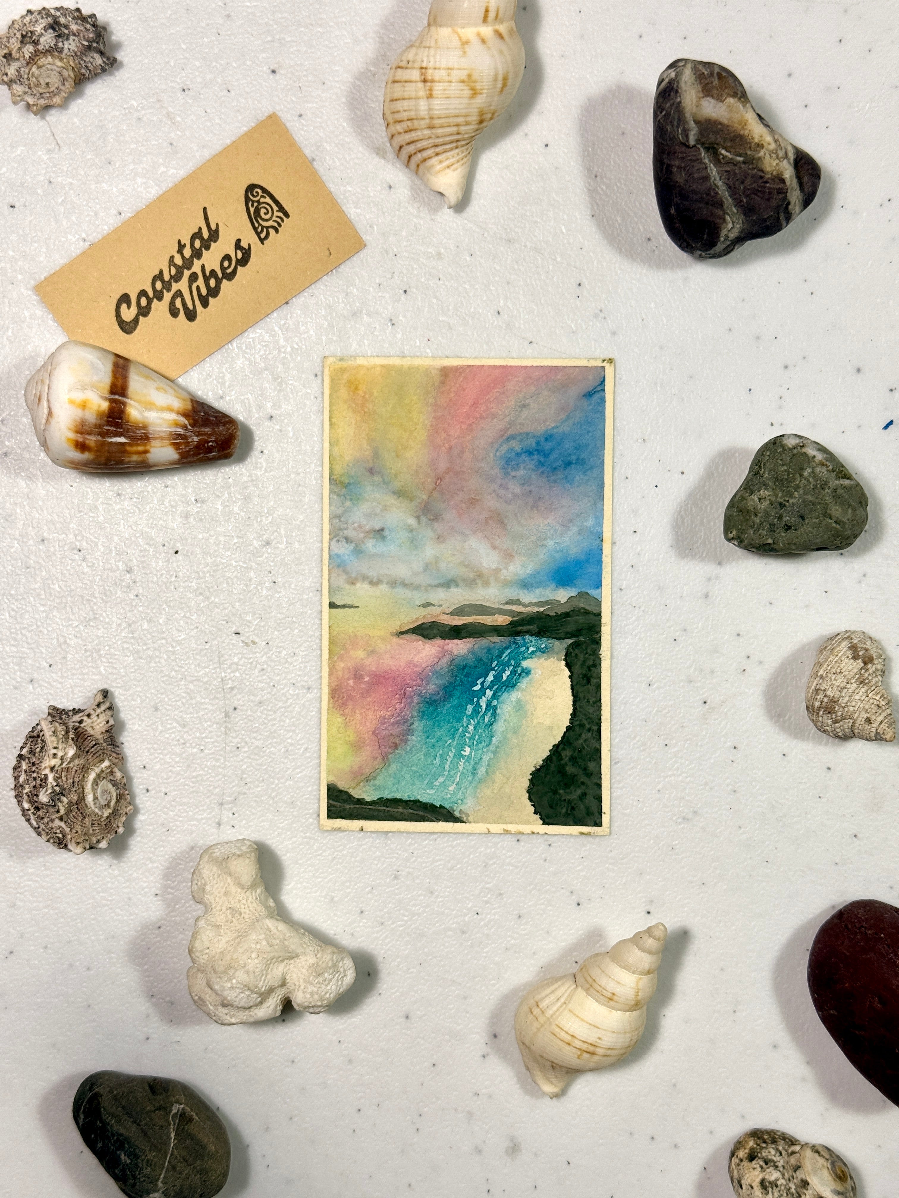 Mini Watercolor Art Cards - WC-043