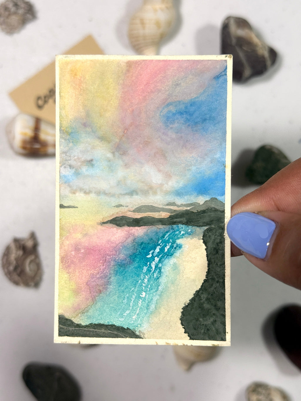 Mini Watercolor Art Cards - WC-043