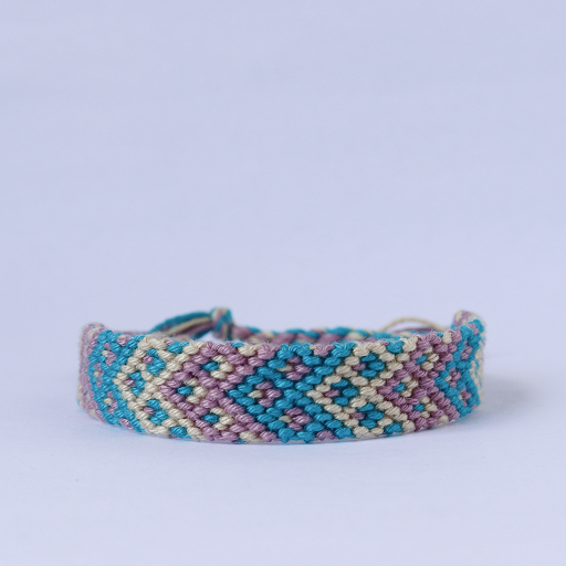 Chevron in Sky/Lavender/Cream