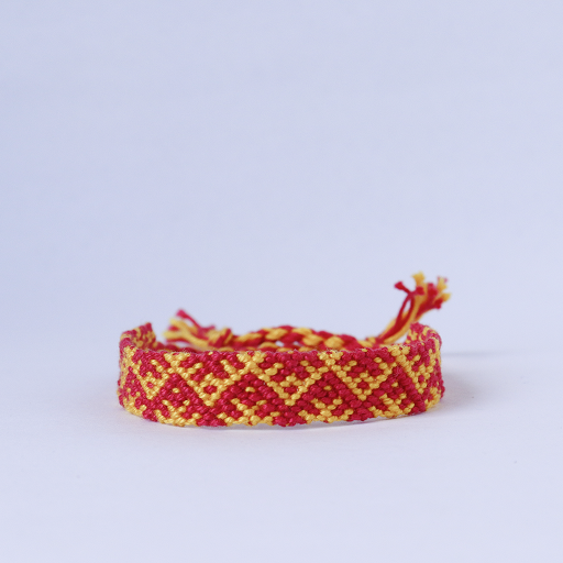 Mountain Peaks in Red/Yellow